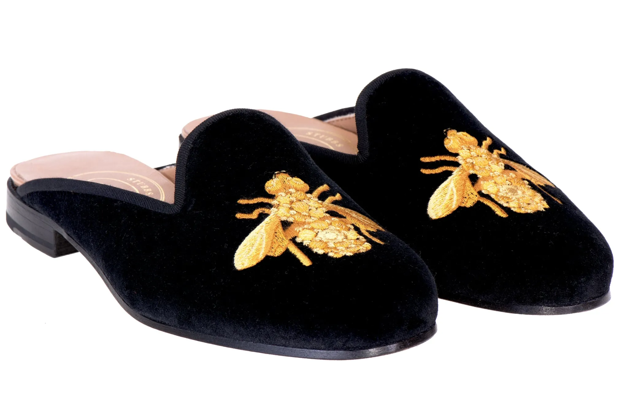 Bee Noir Velvet Mule (Women)