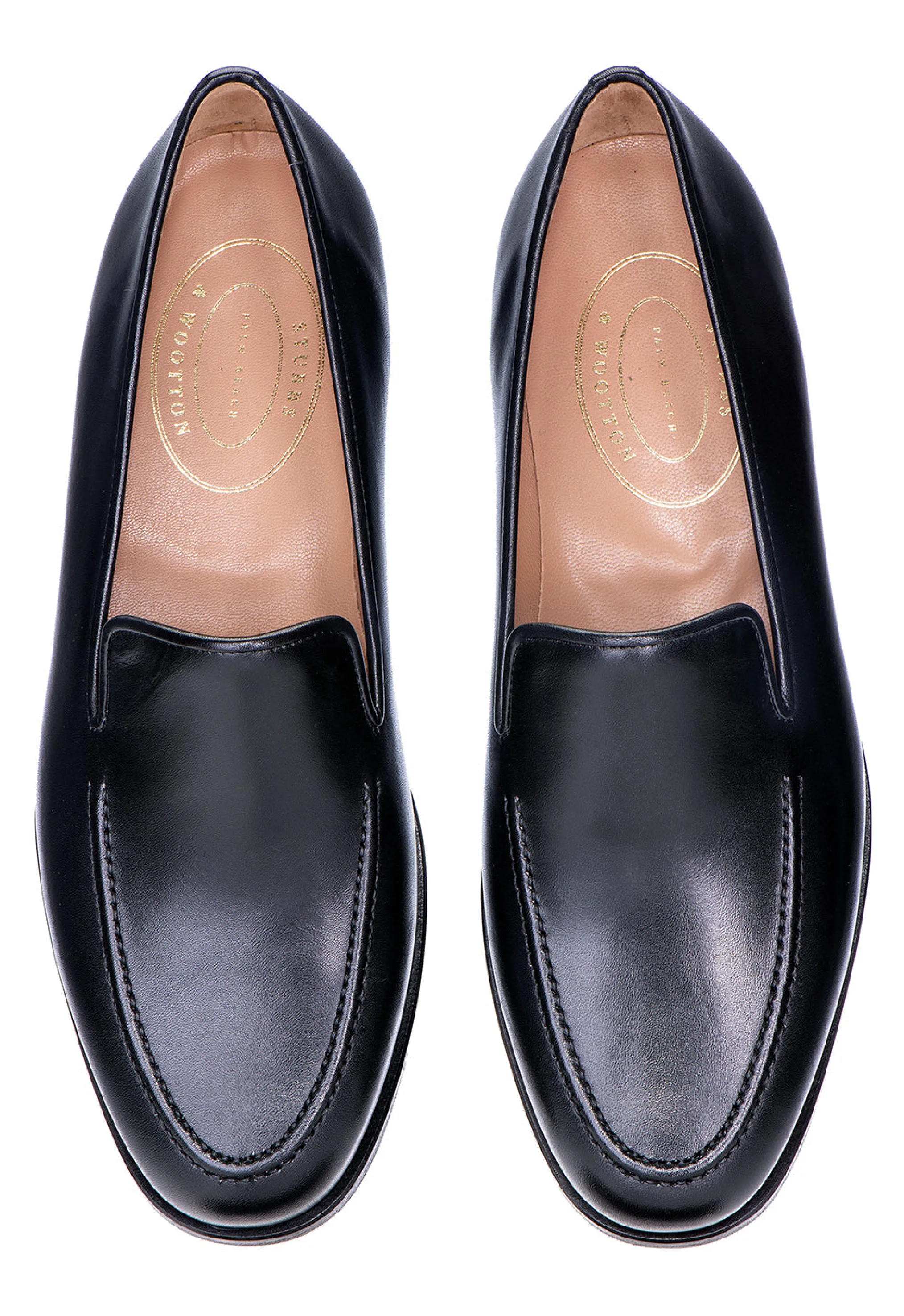 Black Calf Leather Venetian (Men)