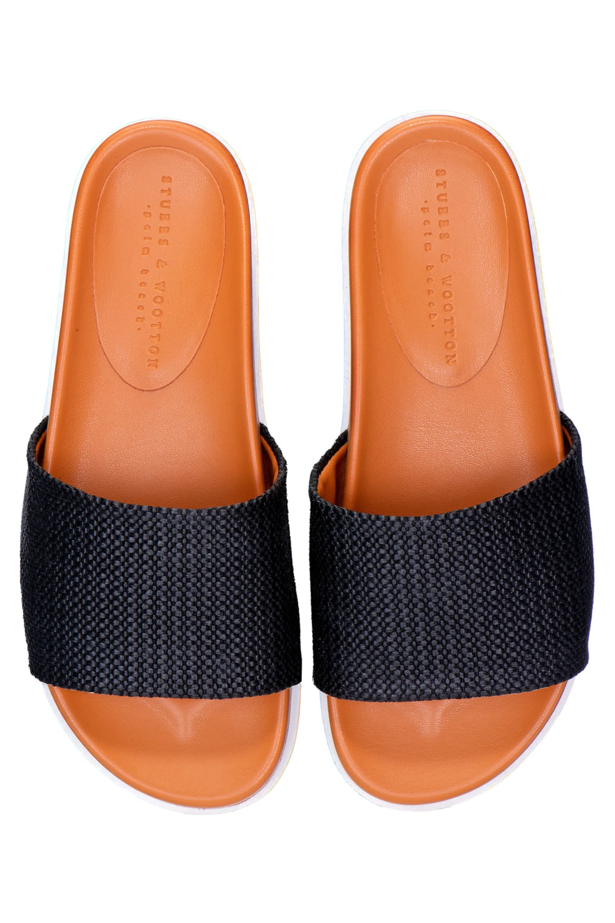 Black Raffia Slip (Women)