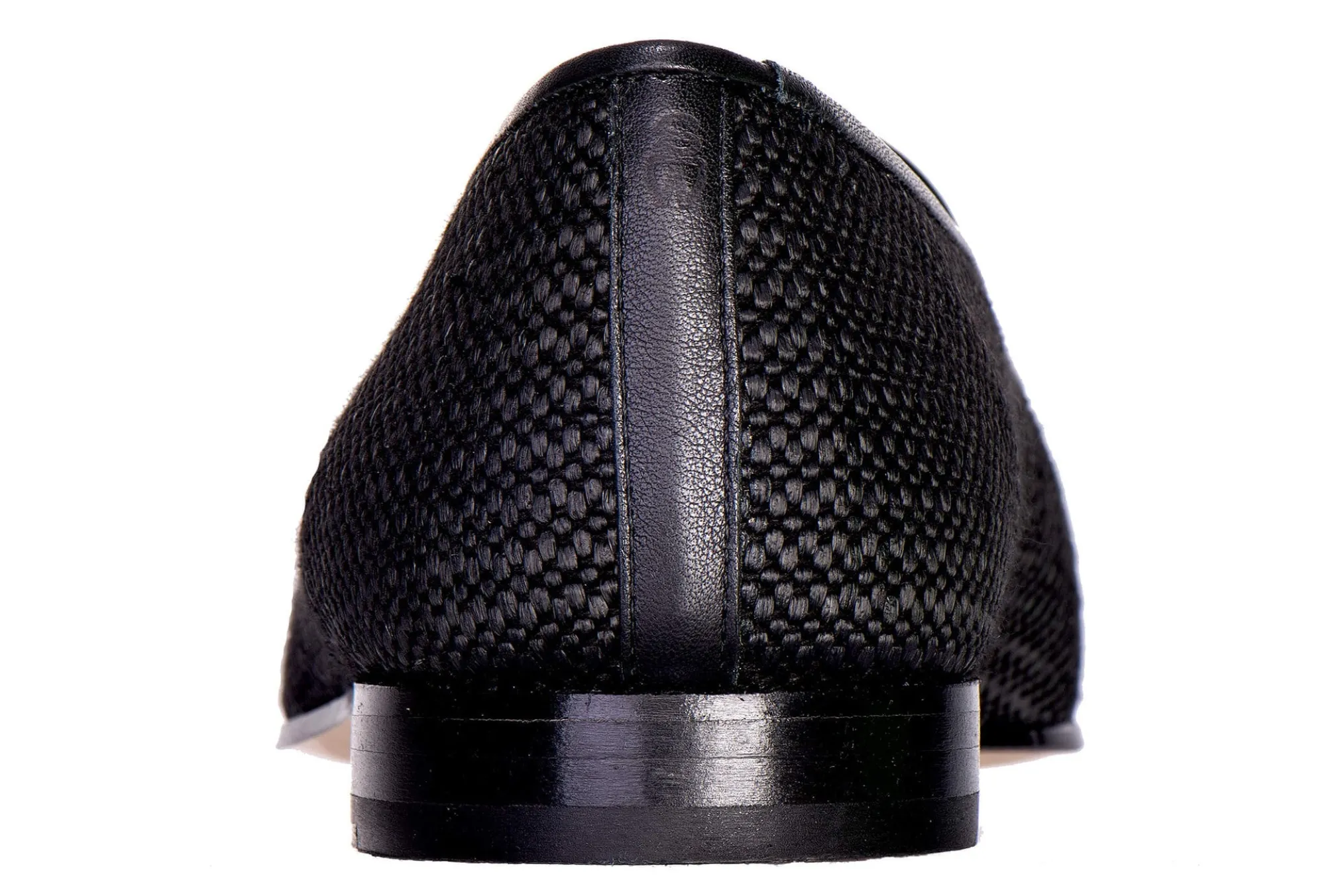 Black Raffia Slipper (Women)