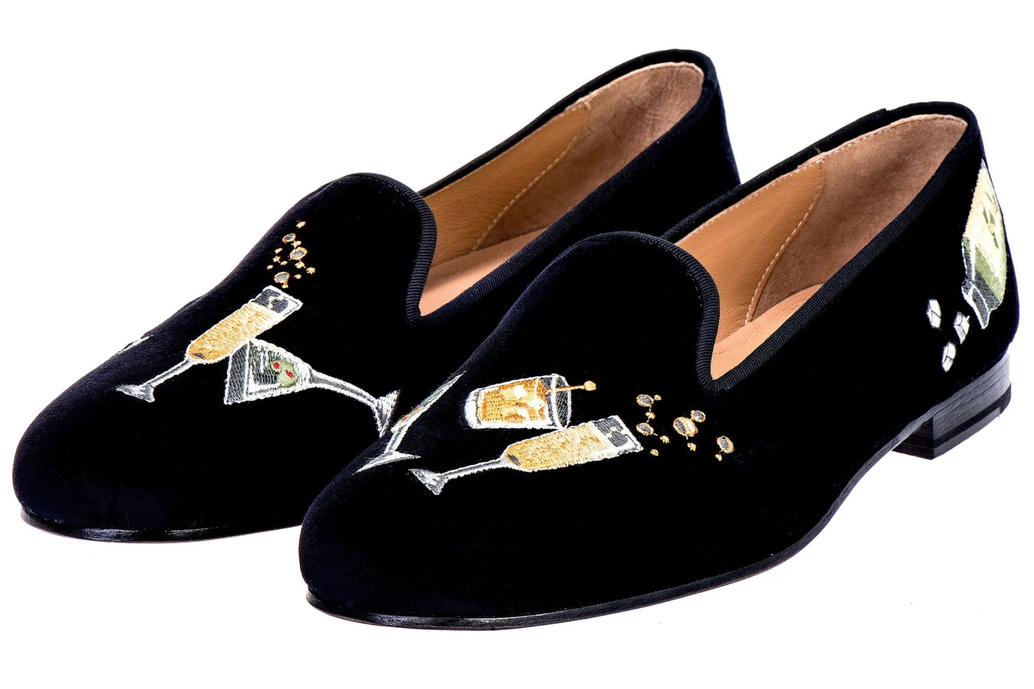 Celebrate Black Velvet Slipper (Men)