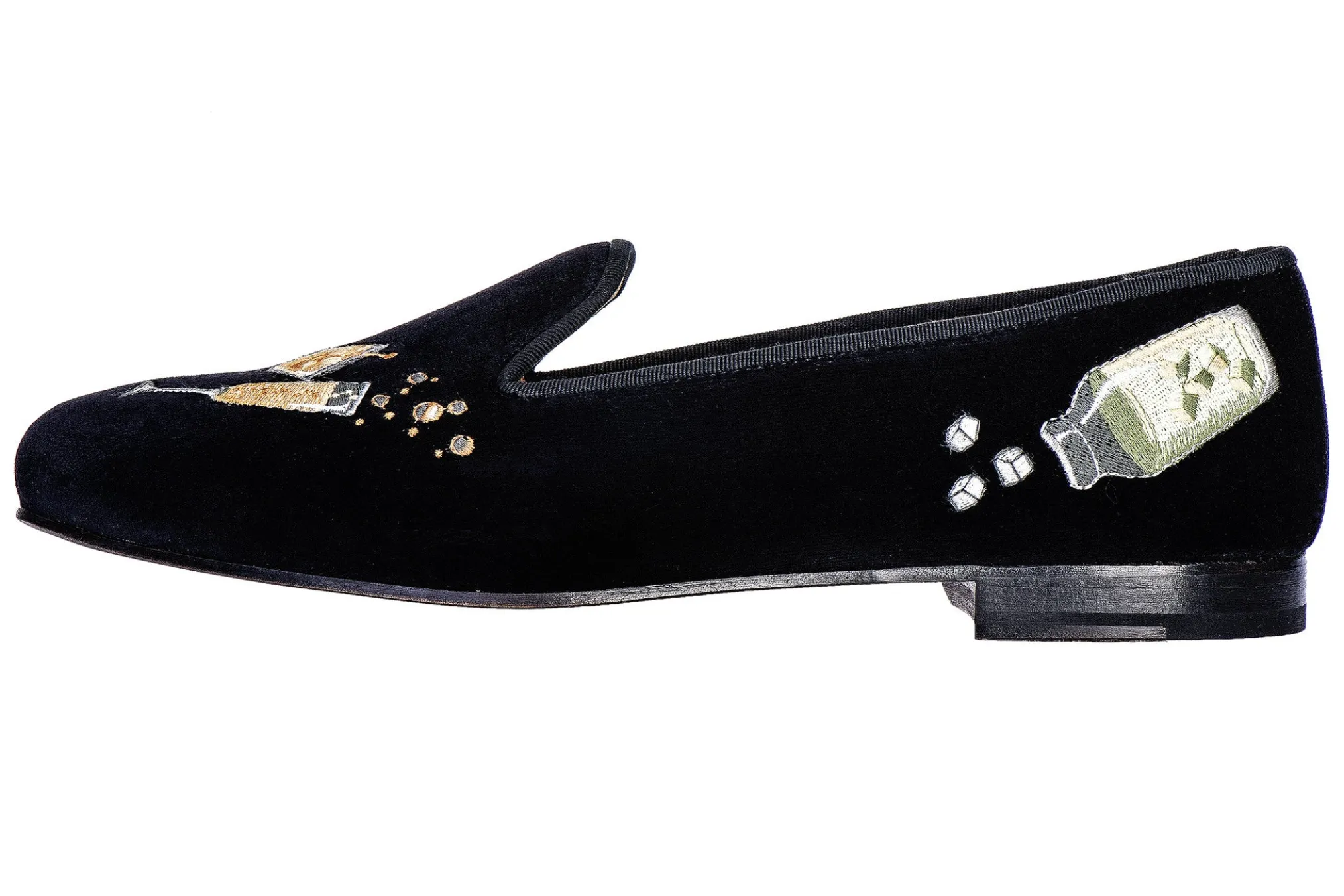 Celebrate Black Velvet Slipper (Men)