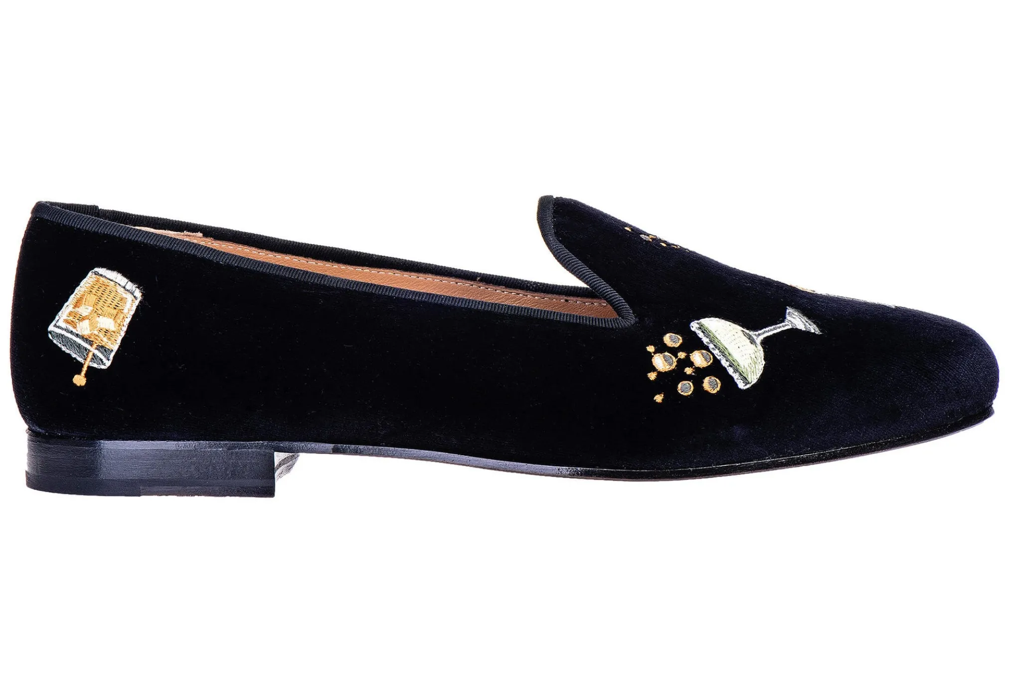 Celebrate Black Velvet Slipper (Men)