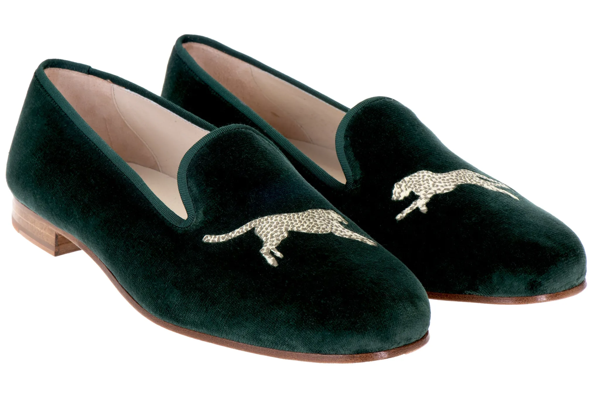 Cheetah Evergreen Velvet Slipper (Women)