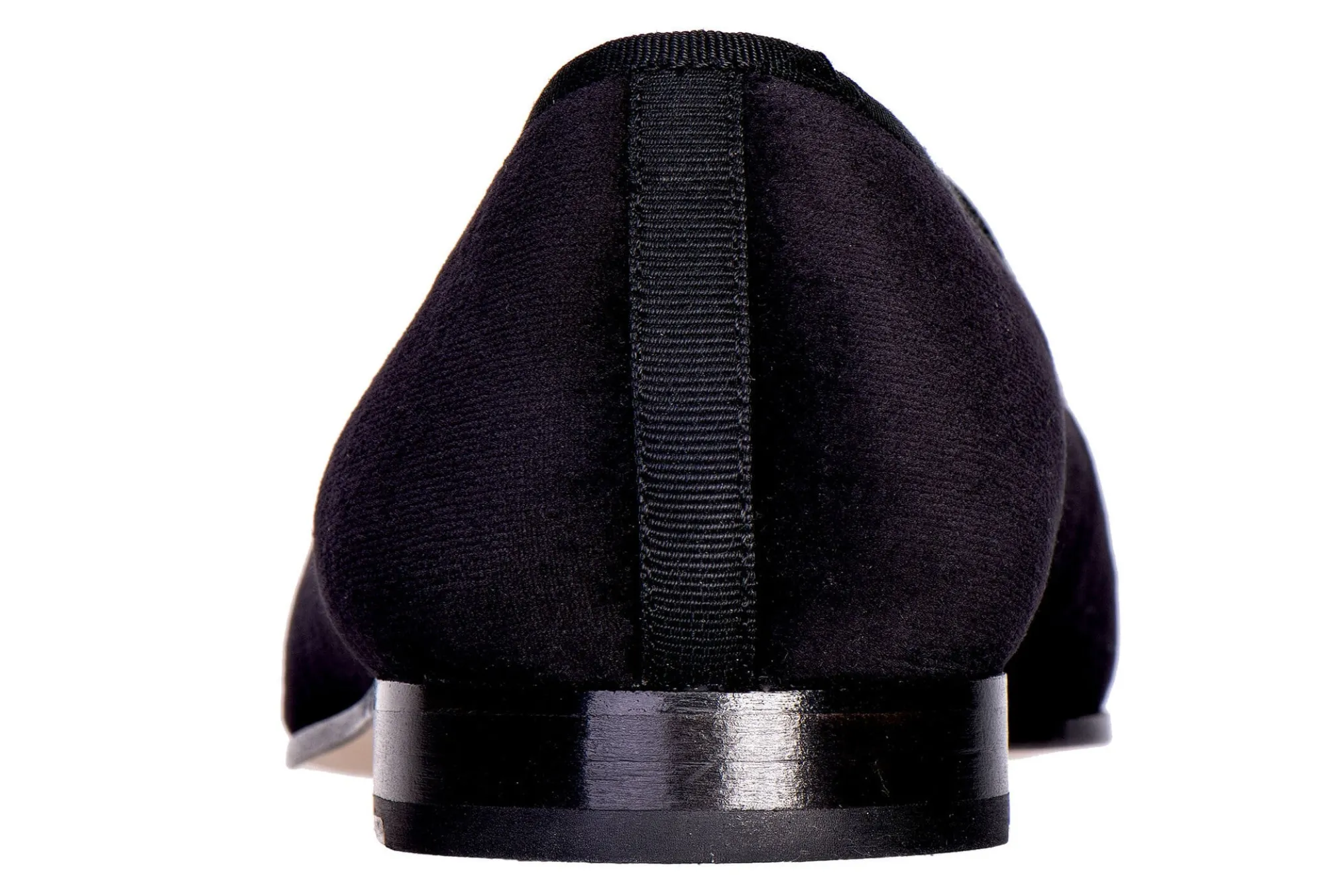 College Black Velvet Slipper (Men)