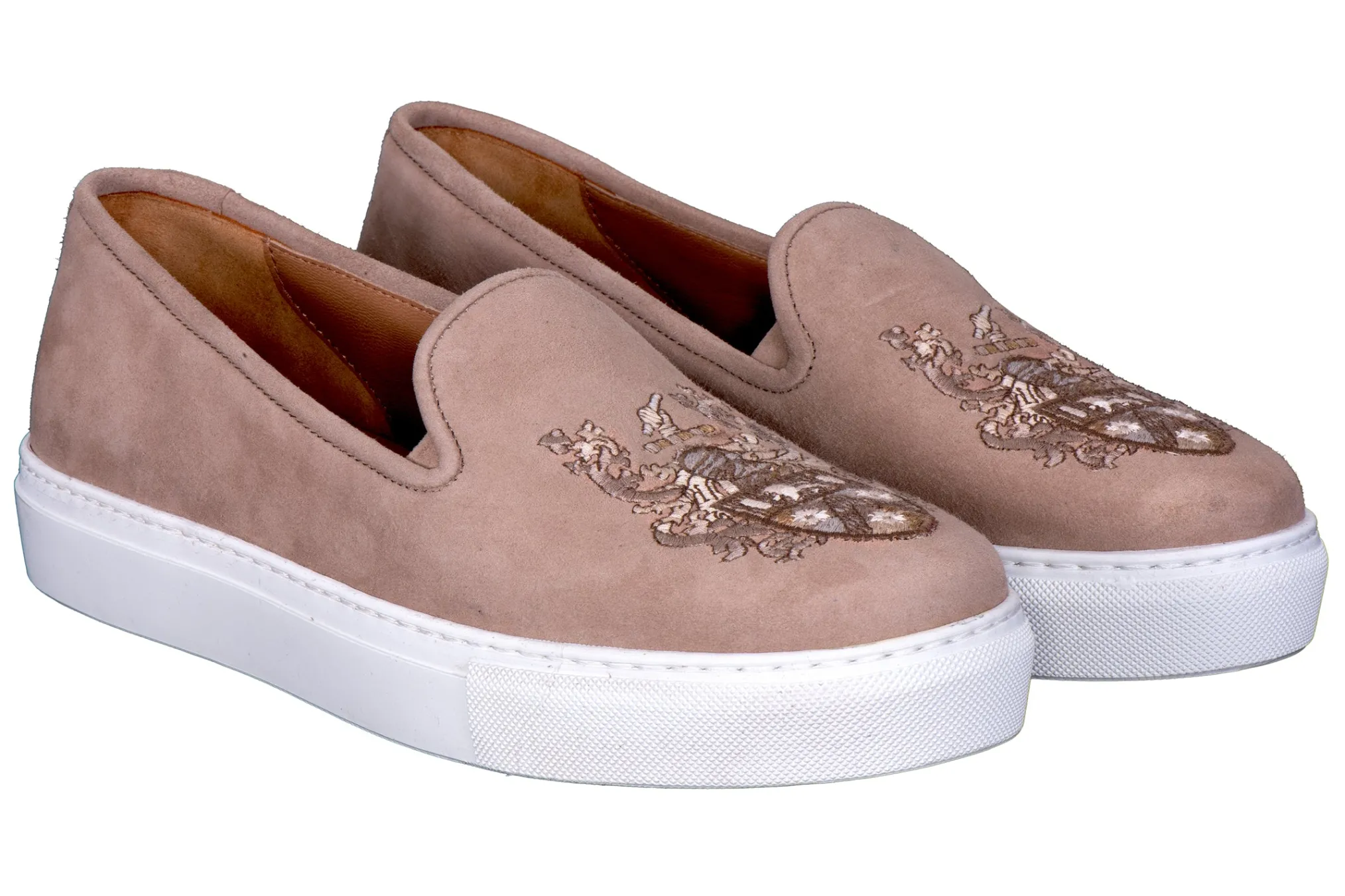 Crest Taupe Suede Sneaker (Women)