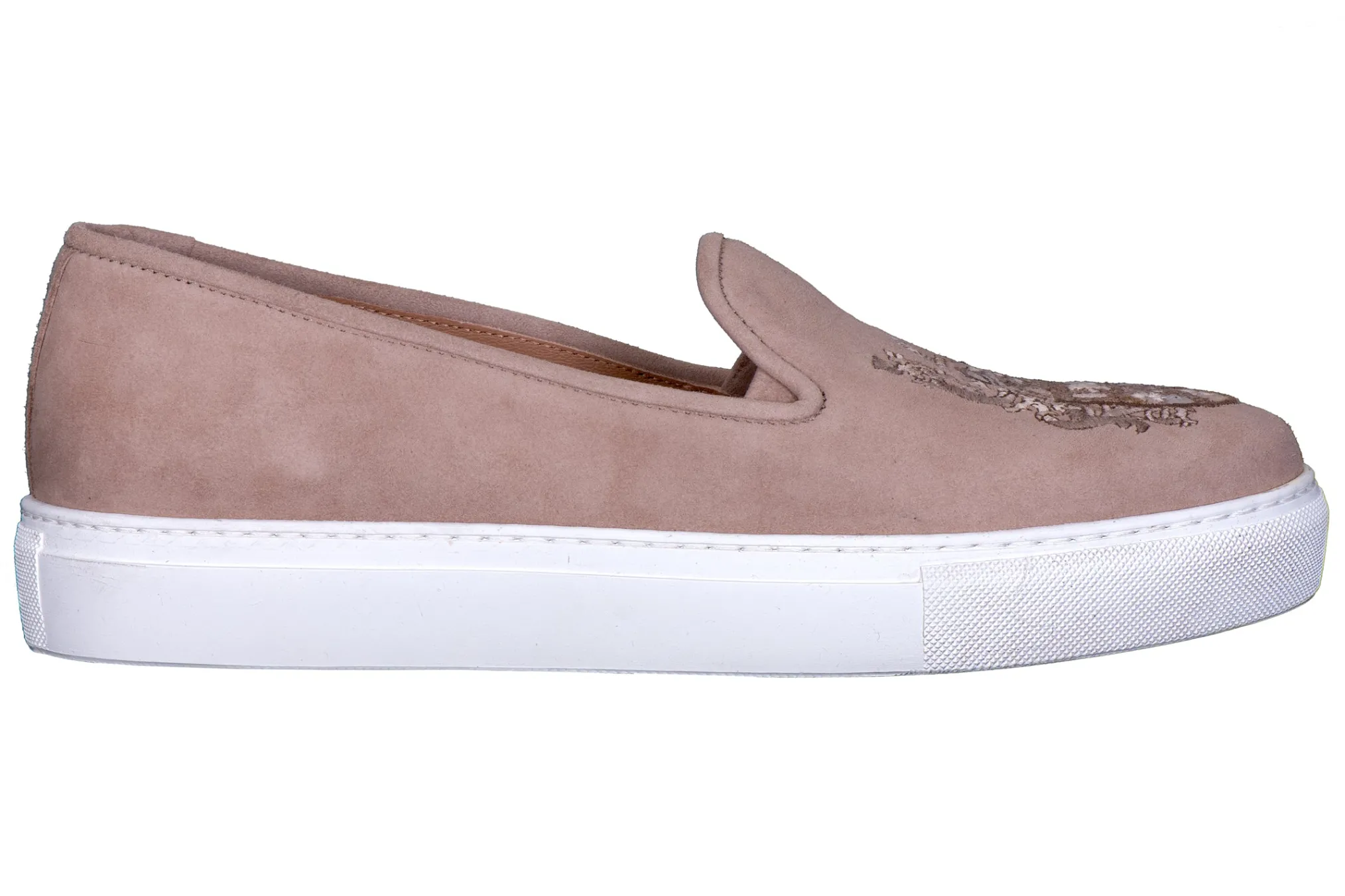 Crest Taupe Suede Sneaker (Women)