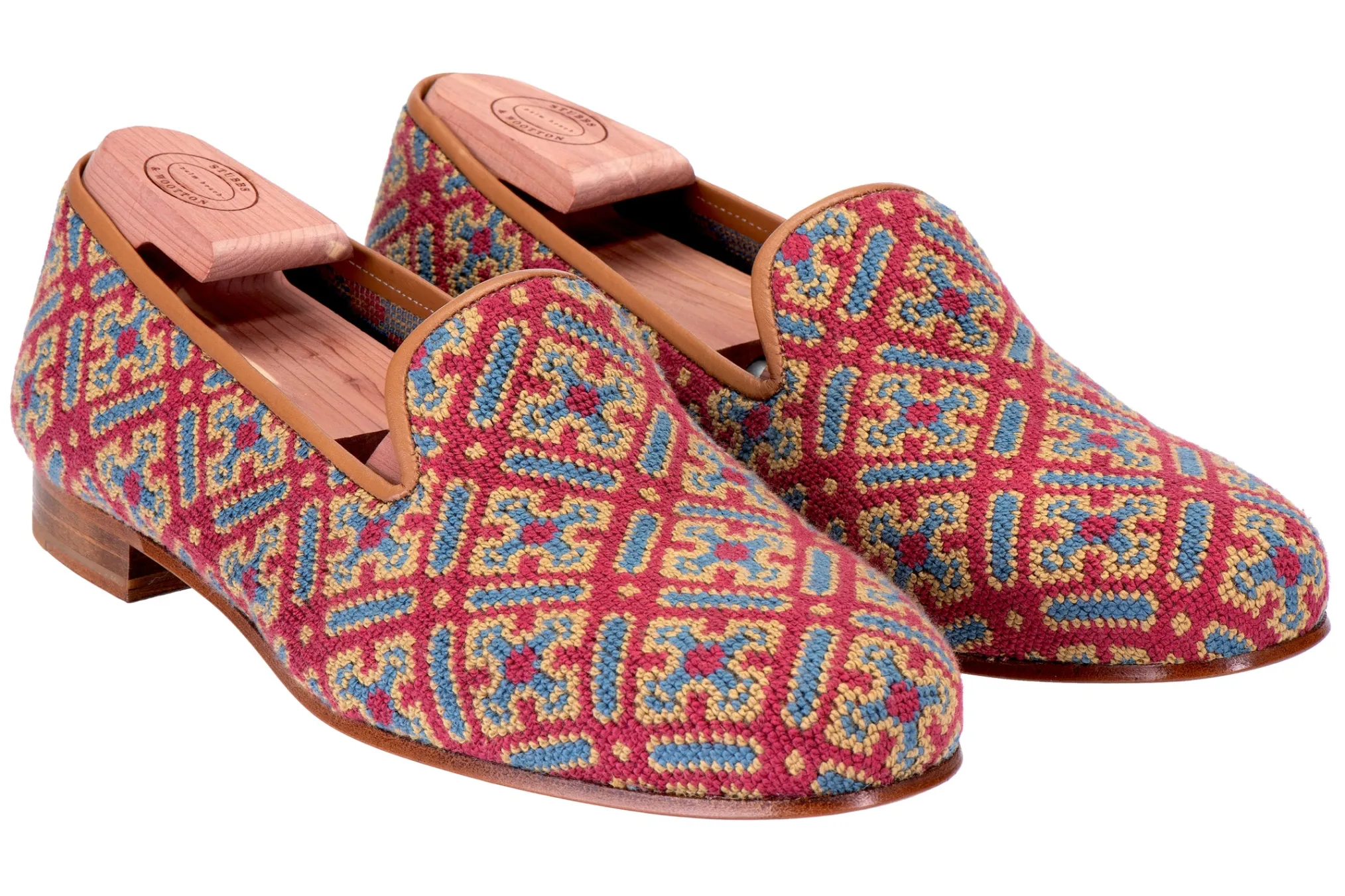 Cuenca Red Needlepoint Slipper (Women)