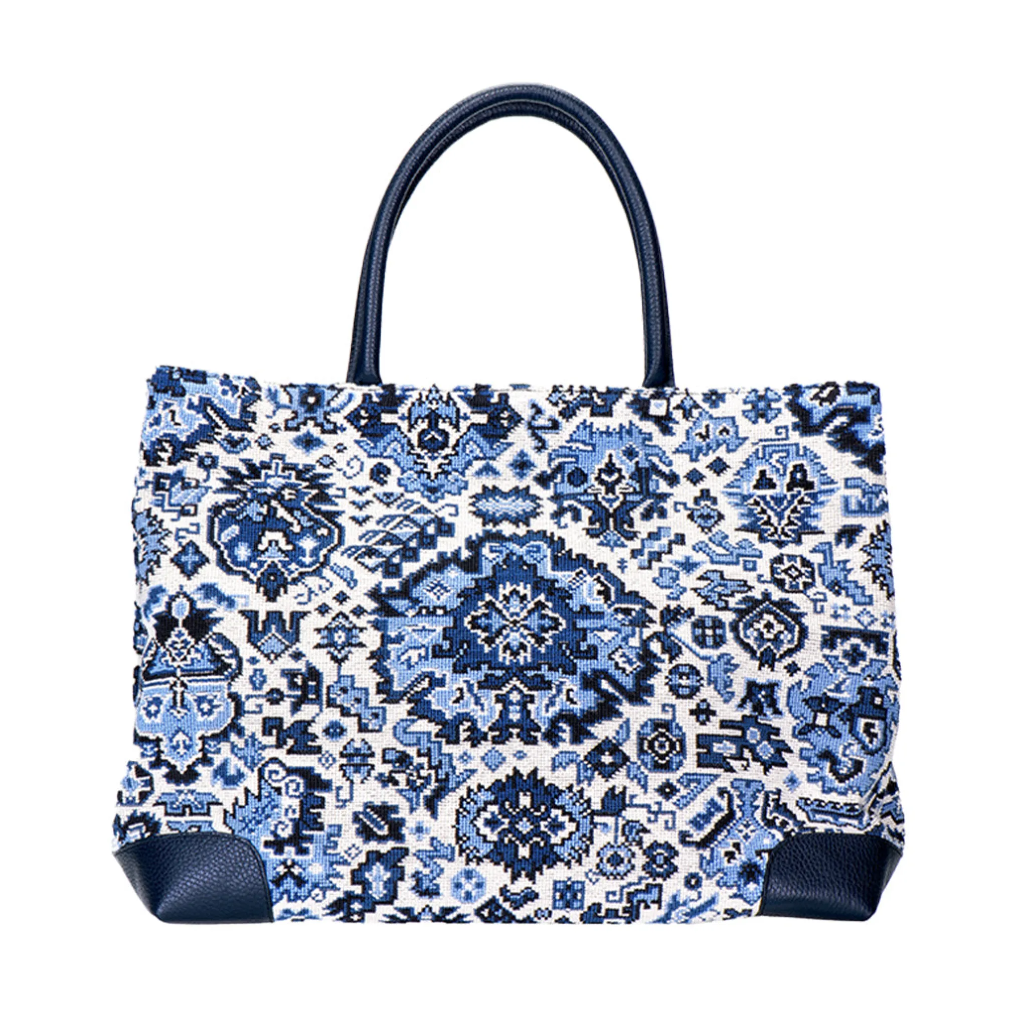 Heriz Needlepoint Tote