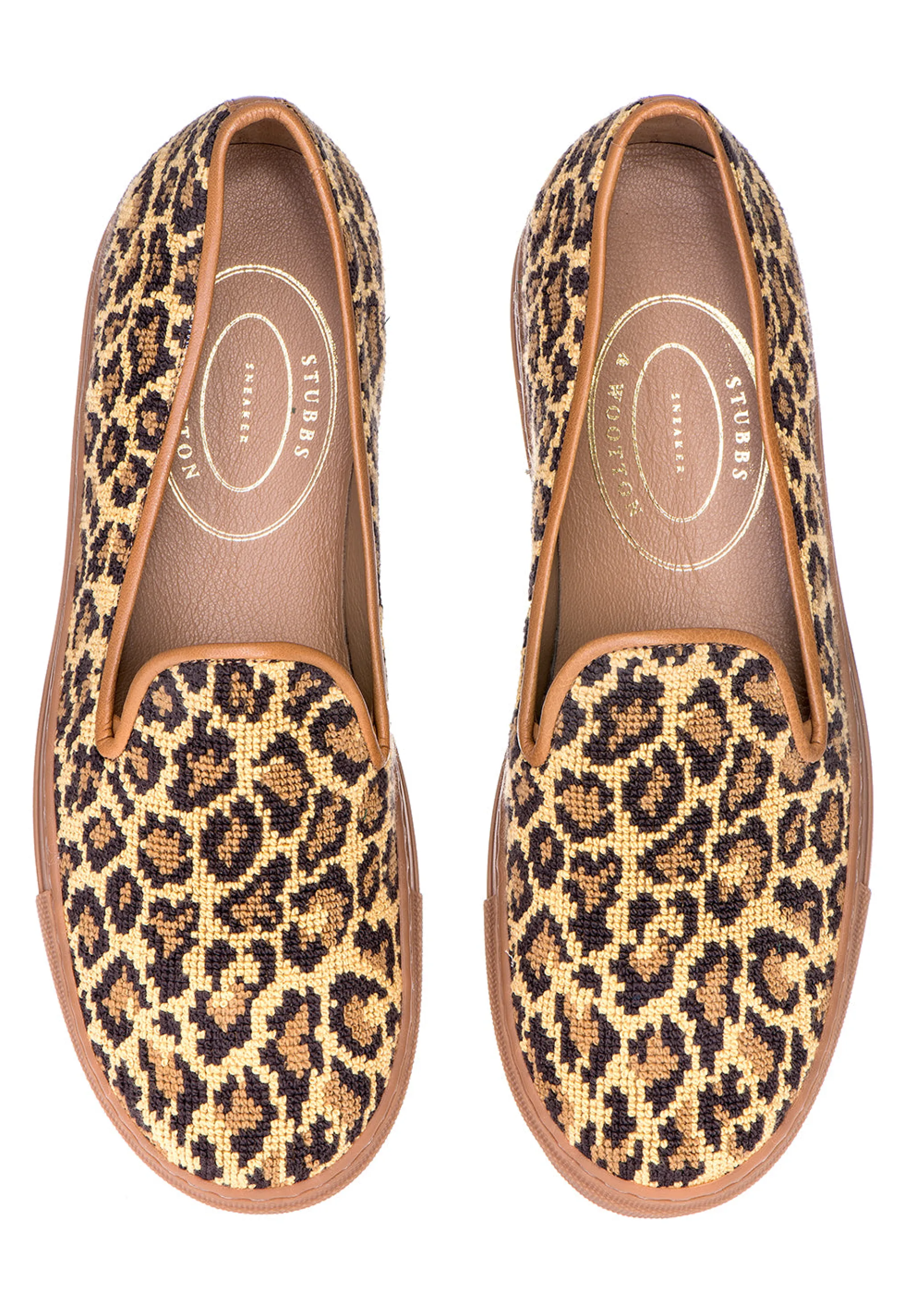 Jane Leopard Needlepoint Sneaker (Women)