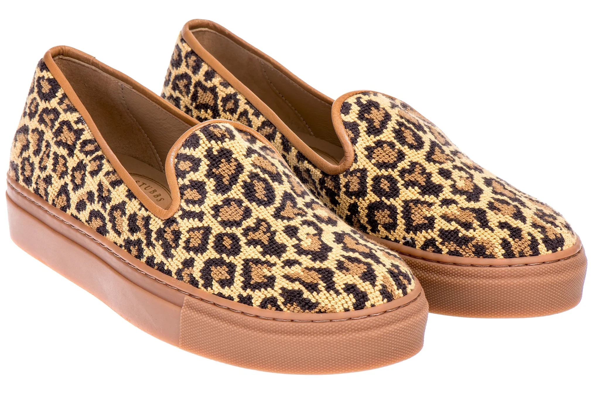Jane Leopard Needlepoint Sneaker (Women)