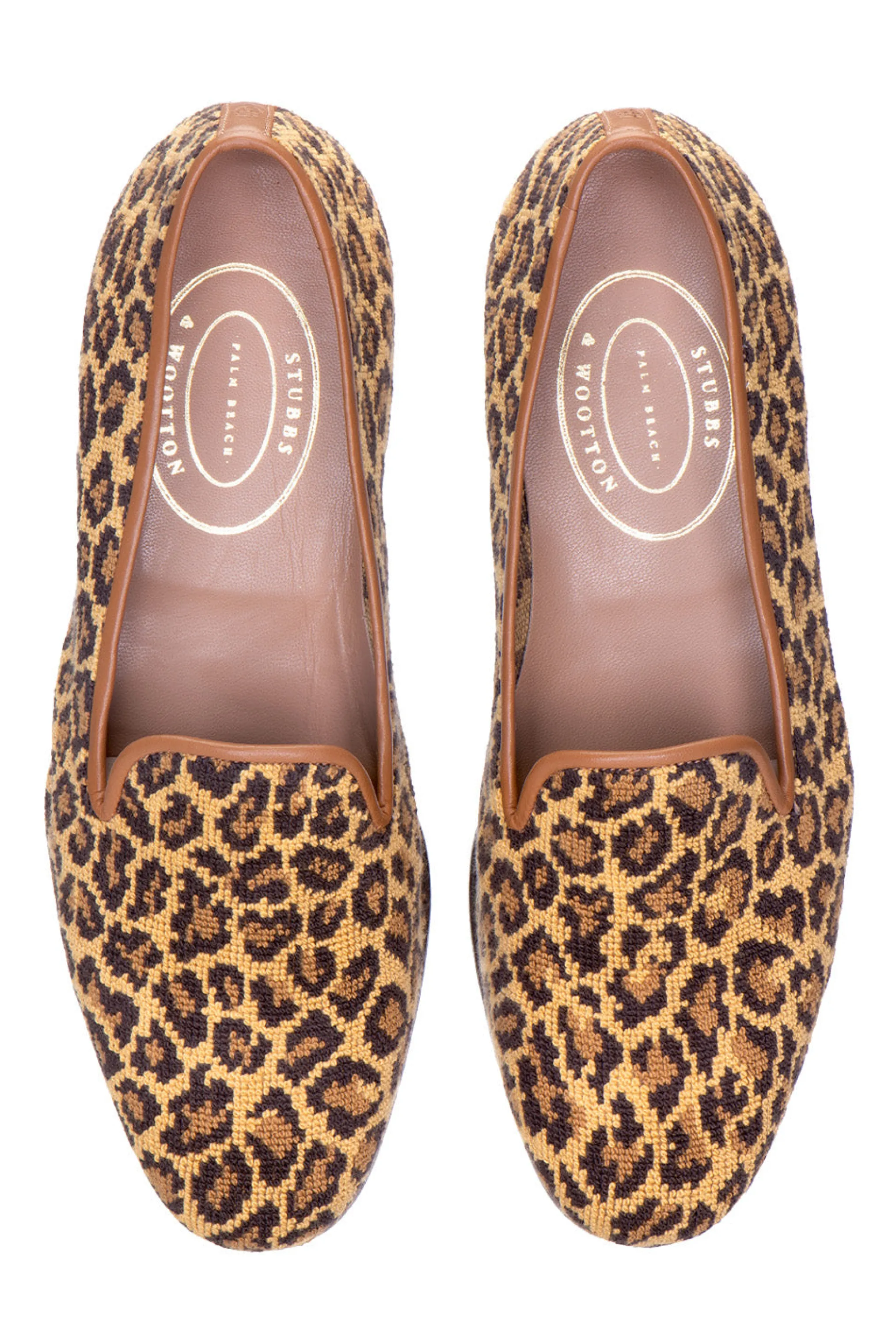 Jane Leopard Needlepoint Slipper (Women)