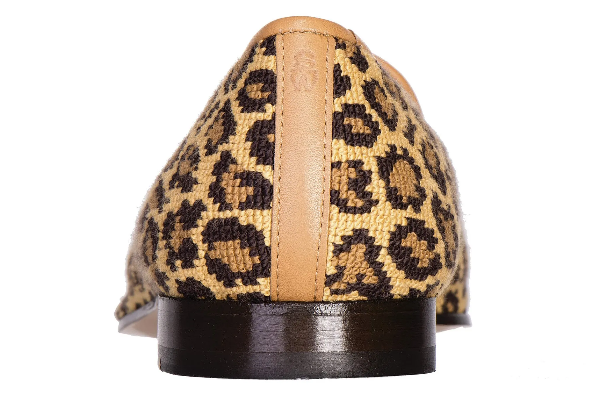 Jane Leopard Needlepoint Slipper (Women)