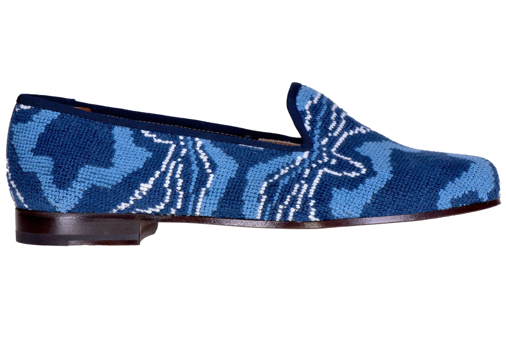 Lazurite Needlepoint Slipper (Men)