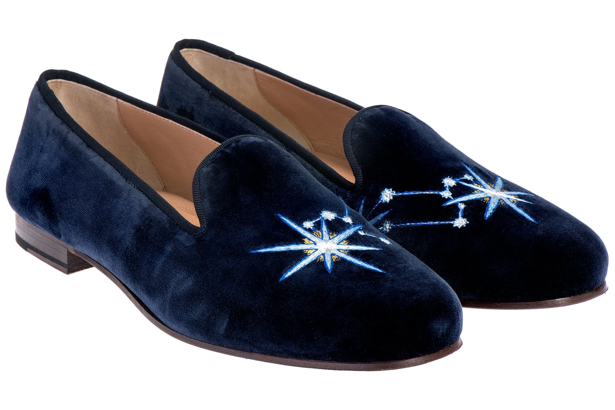 Leo Midnight Velvet Slipper (Women)