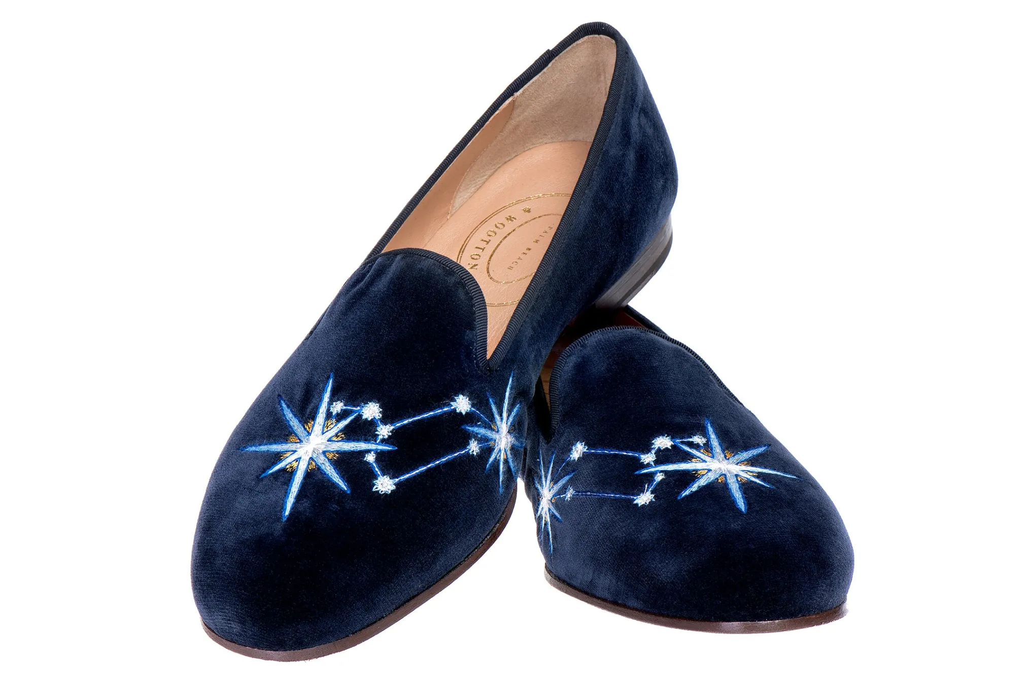 Leo Midnight Velvet Slipper (Women)