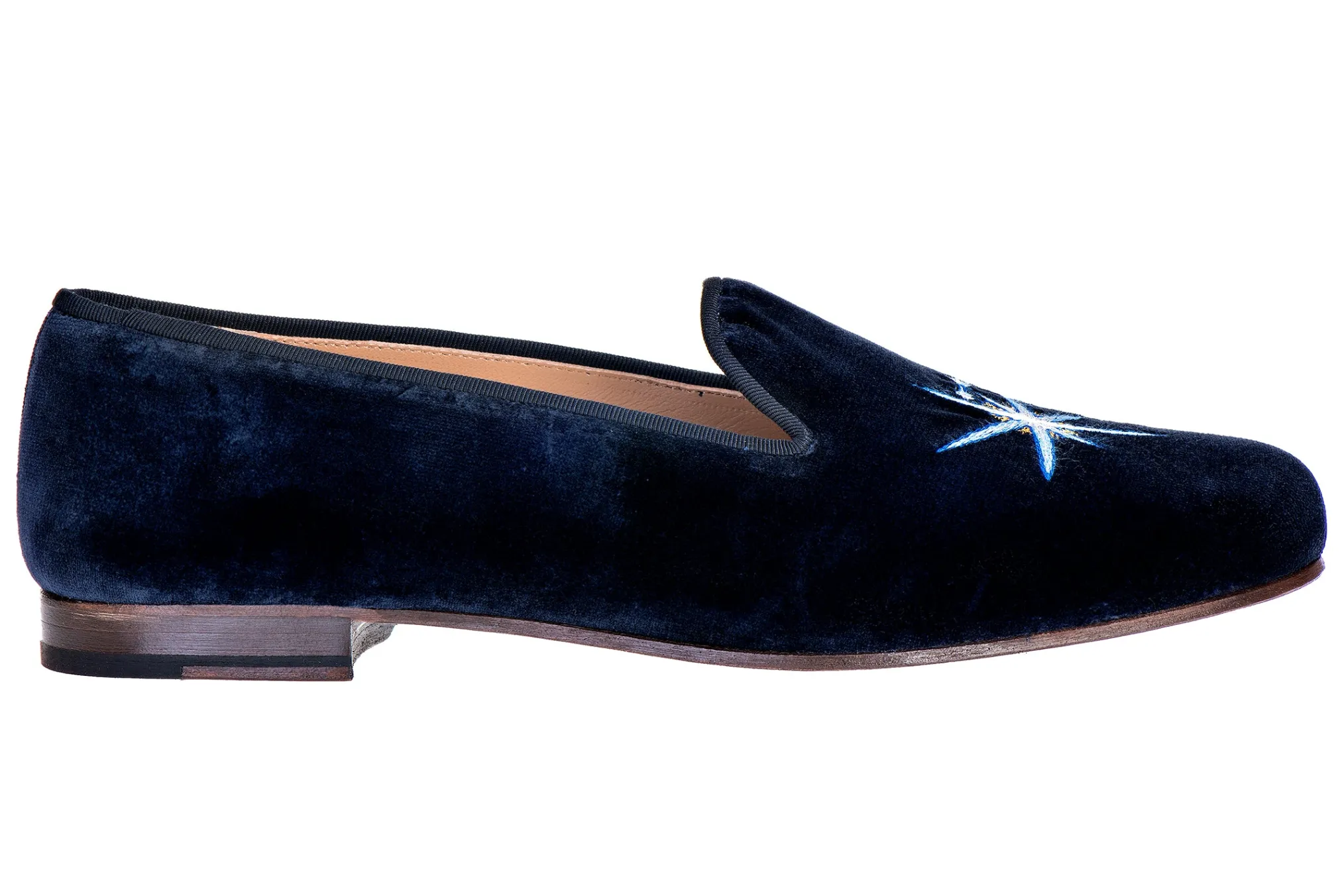 Leo Midnight Velvet Slipper (Men)