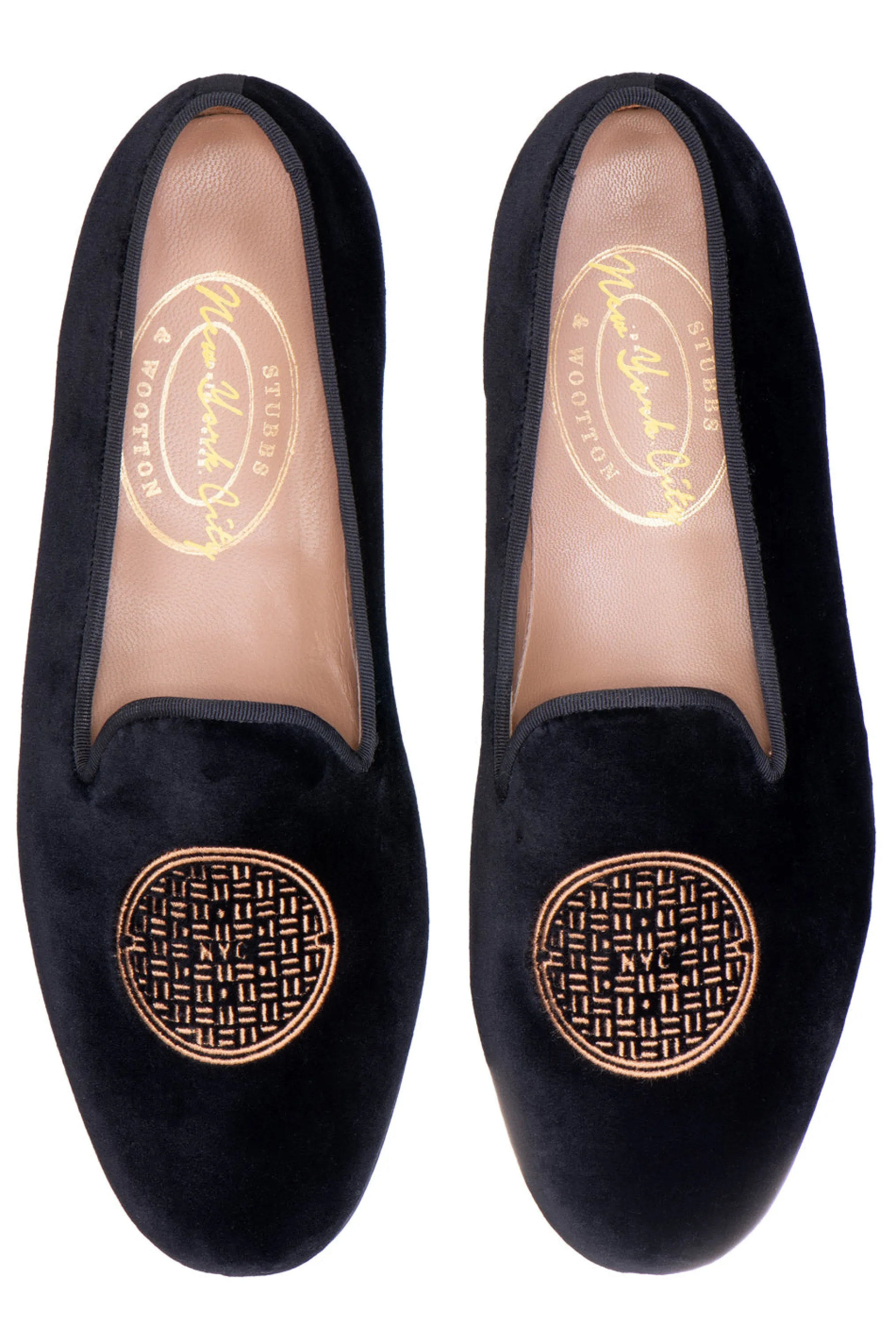 Metropolis Bronze Velvet Slipper (Women)