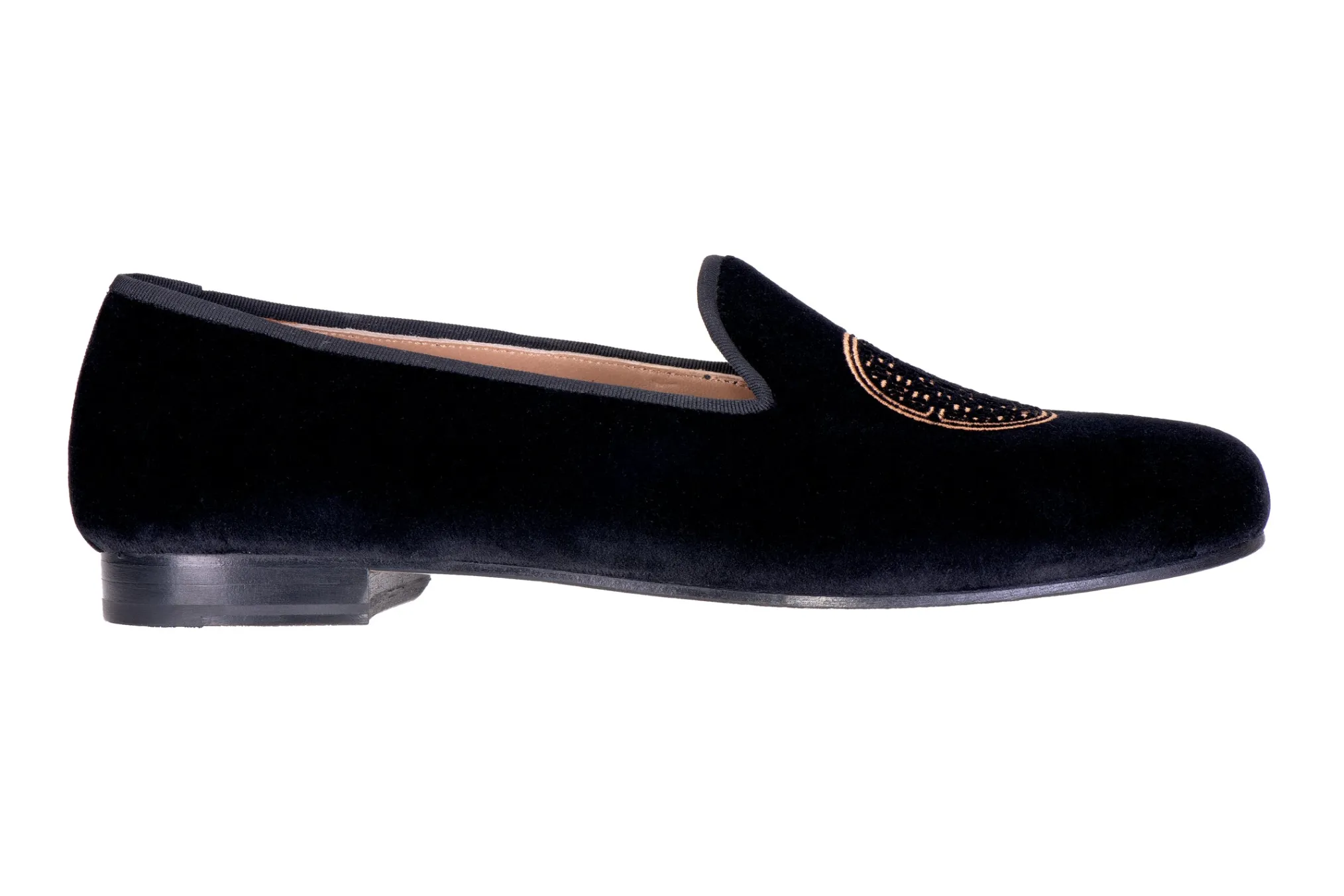 Metropolis Bronze Velvet Slipper (Men)