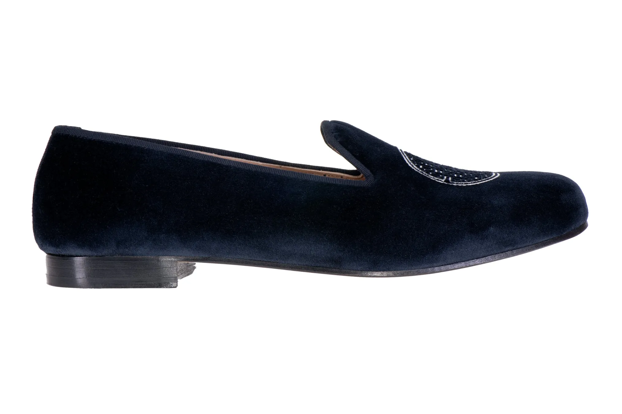 Metropolis Nickel Velvet Slipper (Men)