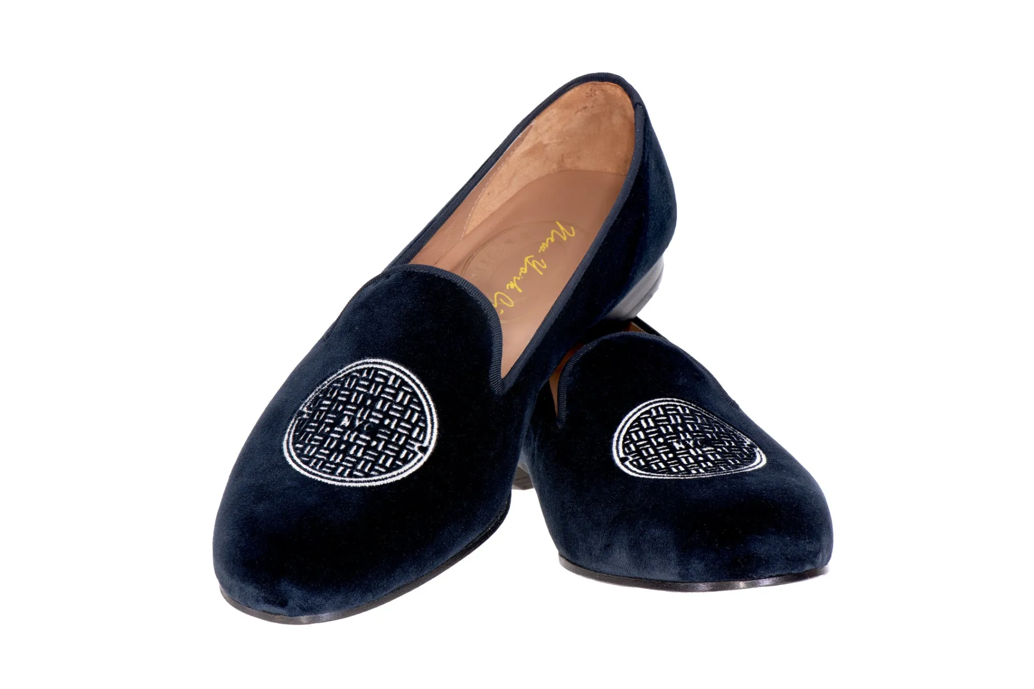 Metropolis Nickel Velvet Slipper (Men)