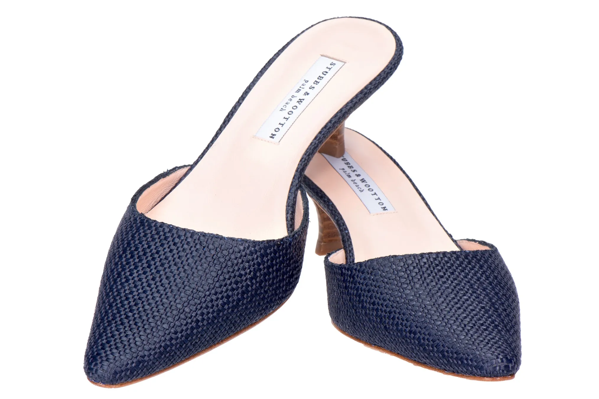 Navy Raffia Greta