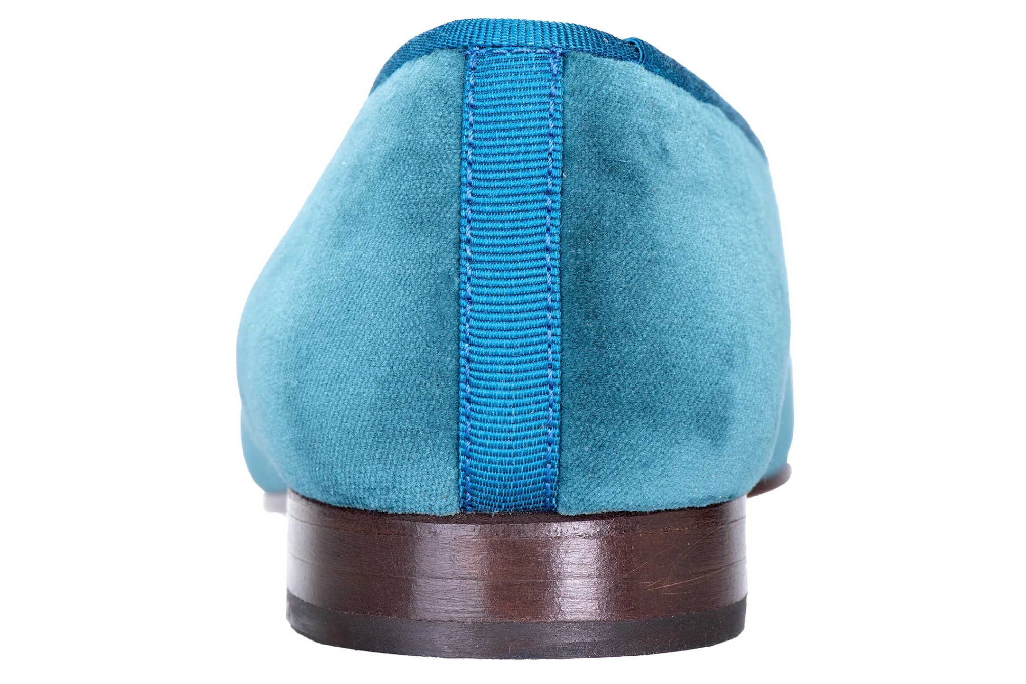 Swans Teal Velvet Slipper (Men)