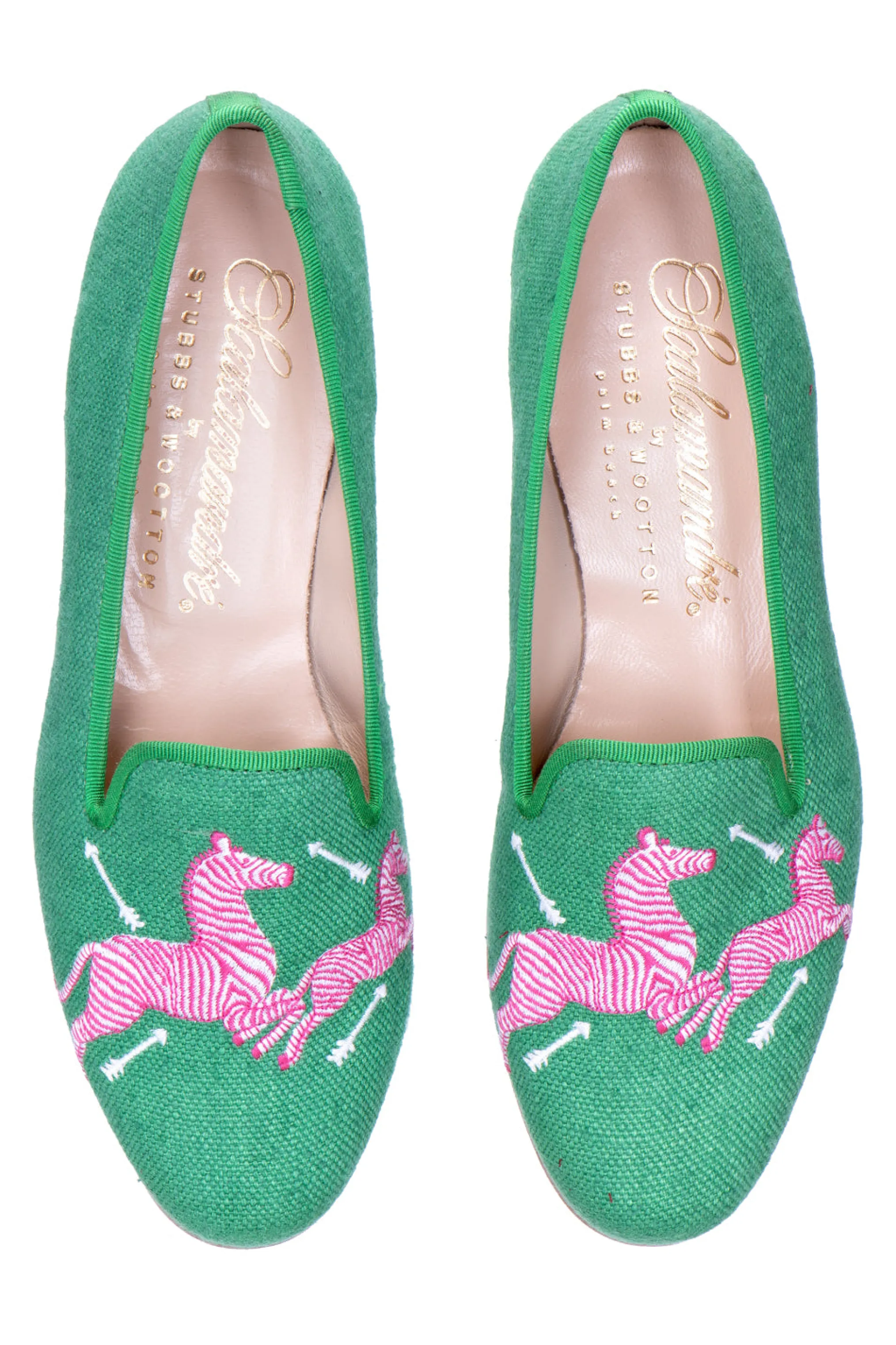 Zebras Kelly Linen Slipper (Men)