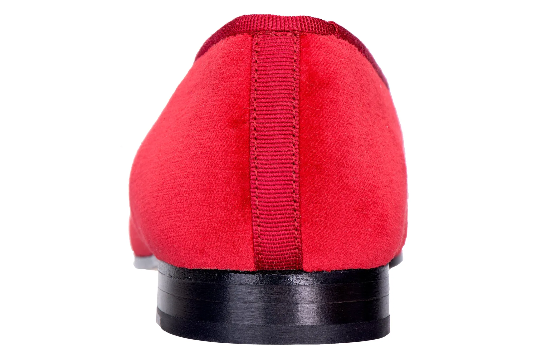 Zebras Red Velvet Slipper (Women)